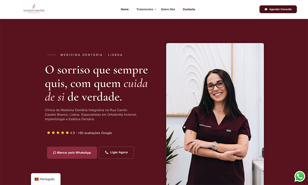 Site da Dra. Susana Santos